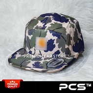 Men 5 Panel Cap Camp Hat Topi 5 Panel Lelaki Dewasa CH PATCHES CAMO CAMOUFLAGE