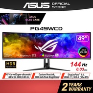 ASUS PG49WCD 49" ROG Swift OLED Gaming Monitor Curved QD-OLED 144Hz G-Sync Compatible ROG Smart KVM 