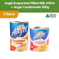 Angel Evaporated Filled Milk 410ml + Angel Condensada 380g