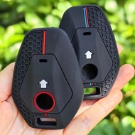 Motorcycle Silicone Remote Key Cover Holder Chain Key Case For BMW R1300GS R1300 R 1300 Big GS 1300G