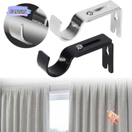 FANSIN1 Curtain Rod Brackets, Metal Hardware Curtain Rod Holder,  Hanger for 1 Inch Rod Home Adjustable Window Curtain Rod Support for Wall