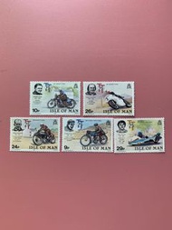 外國郵票—英屬人島1982電動單車比賽