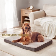 【DANDELION】Orthopedic Memory Foam Dog Bed For Small Medium Large Dogs Durable Comfy Pet Mat Removeab