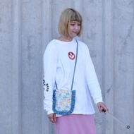 彩色蝴蝶結 花邊斜孭小袋