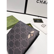 LV_ Bags Gucci_ Bag Wallets Bee Print Men's Short Clip 451268 Wallet Ophidia Clutch Lea XXOL*-&-