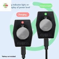 RADIV Lithium Coin Charger, Intelligent Charging Type-C Port Button Battery Charger, Lightweight Com
