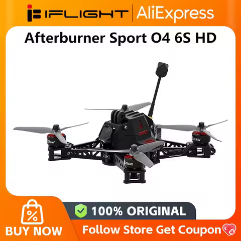 IFLIGHT Afterburner Sport O4 6S HD Freestyle FPV Drone BLITZ E55 4-IN-1 2-6S 55A ESC XING2 2207 1750