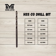 HOME AFFIX HSS Cobalt (HSS-Co) Drill Bit - High Performance Metal Drilling/ DRILL