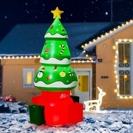 5.6 FT Inflatable Christmas Tree Blow Up Xmas Trees with Multicolor LED Lights Christmas Tree Yard Decor for Outdoor Garden Lawn