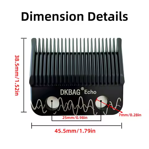 Replacement Hair Clipper Blade for JRL KM VGR Gamma Madeshow BRD MRD, SC ECHO DLC Coated Professiona