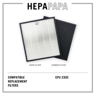 Europace EPU 230C Compatible Replacement Filter [HEPAPAPA]