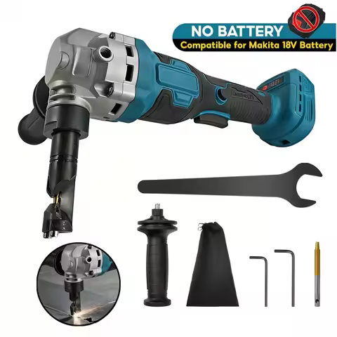 For Makita 18V Battery Brushless Cordless Electric Impact Scissors Nibbler Tool Metal Stainless Stee