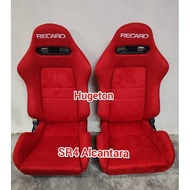 SR4 Recaro Sports Bucket Seat Alcantara Red Thailand Seat