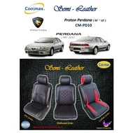 Coolmax - Semi Leather : Proton Perdana 95'~10' ( Car Seat Cover fitting-size / Sarung Kusyen Kereta penuh dgn lengkap )