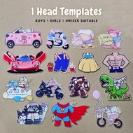 【Valentine’s Collection 】Customised Shaking Head Decor Cute Solar and Battery Dual Mode Acrylic Pers