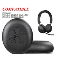 Replacement Ear pads for Jabra Evolve2 65 (65MS 65UC USB)/Evolve2 40 (40UC 40MS USB)/Elite 45h On-Ea