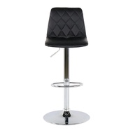 SB Design Square SB FURNITURE เก้าอี้สตูลบาร์เหล็กเบาะหนัง รุ่น A-Emu สีน้ำตาล (42x48x86 ซม.)