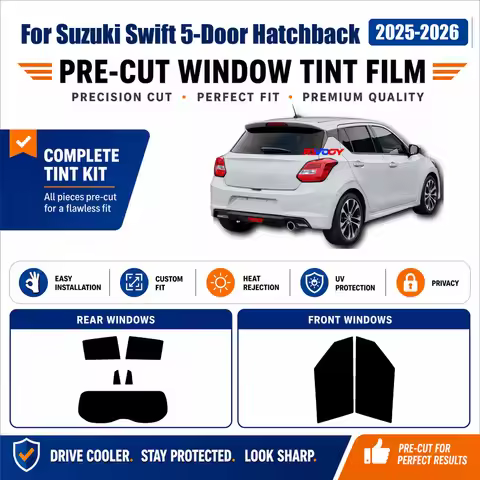 For Suzuki Swift 5-Door Hatchback 2025-2026 Precut Tint Film Precut Full Set Window DIY Install Kit