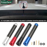 POKERFACE 3cm/8cm/12cm Carbon Fiber Car Short Radio Antenna Antenna Car Styling Fit for BMW Toyota N