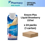 Ensure Plus Liquid Strawberry 237ml x 24 packs (Expiry Date: April 2026)