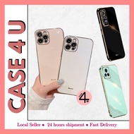 Huawei P20 P20 Pro P30 P30 Pro Mate 10 10 Pro 20 20 Pro luxury elegant plain electroplated soft case