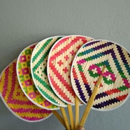 Kipas tangan mengkuang, traditional hand fan