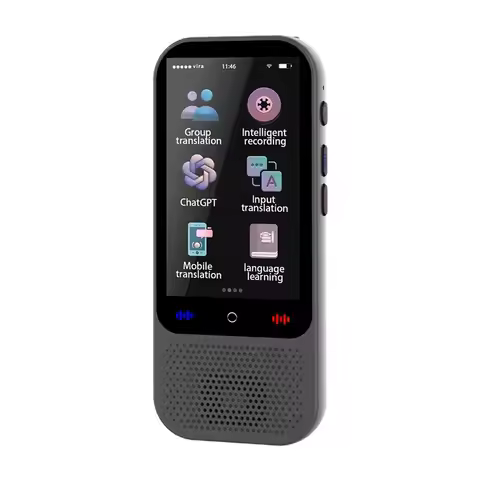 ABNR S80 Pro Intelligent Translator With 138 Languages Offline Capabilities Real-Time Chat GPT AI Vo