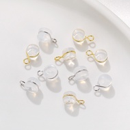 Gold Belt Ring 8-Character Silicone Plug Ear Plug Ear Stud Plug Handmade diy Ear Plug Ear Plug Ear P