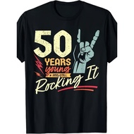 NEW POPULAR! 50th Birthday Funny 'n'Roll Birthday 50 Years Tee T Shirt S 3XLYouth Sport Style Tee Co