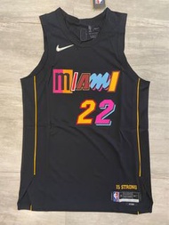 🔆熱賣現貨M🔆Dri-Fit Nike Miami Heats Jimmy Butler 21-22 75周年 city edition authentic nba jersey 球員版波衫 size M