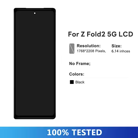 TFT Fold2 Display For Samsung Z Fold 2 F916 F916B LCD Display Touch Screen Digitizer Assembly For Sa