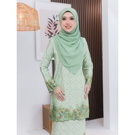 KURUNG SURI BAJU KURUNG MODEN CORAK BUNGA PRINTED