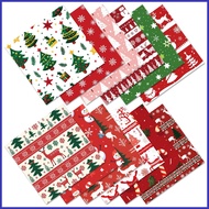 Christmas Scrapbook Paper 12X/set Colorful Craft Paper Christmas Scrapbooking Paper Decorative Craft