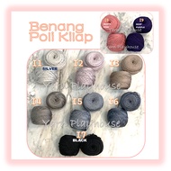 POLI (F - I) Shiny poly knitting yarn, shiny poly polyester yarn, polyindo yarn, poly indo, not poly