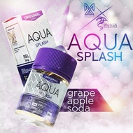 DISKON TERBATAS!!! Liquid Vape Aqua SPLASH 3mg Grape apple Soda 9naga