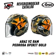 Helmet ARAI RAM VZ PEDROSA SPIRIT GOLD