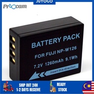 Proocam FJ NP-W126 rechargeable Battery f/Fujifilm X-E1,X-M1,X-A1,X-Pro2,X-Pro1