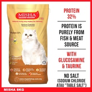 Misha Dry Cat food 8kg Makanan Kucing Misha high protein Misha 8kg