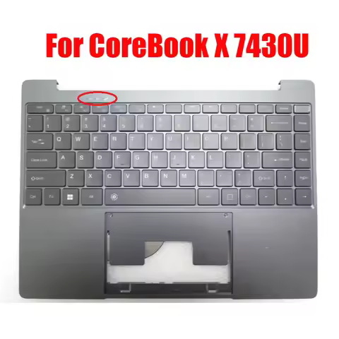 Laptop Palmrest For Chuwi For CoreBook X 7430U CWI570 With Backlit English US Keyboard Gray Upper Ca