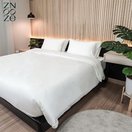 New Collection White X TE MATA Znooze Premium ปลอกผ้านวม 3.5 ฟุต - 6 ฟุต  ผ้าใยไผ่Bamboo
