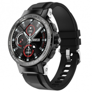 E19智慧手錶藍牙血氧手錶心率血壓24款運動模式（全黑）