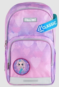 Millton 兒童護脊書包極輕系列 Charming Heart (20L) - 原價 $898 加送價值 $80 書包防水雨罩