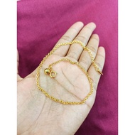 YAXIYA YELLOW CHAIN ANKLE BRACELET GOLD ANKLE BRACELET YELLOW ADULT BRACELET