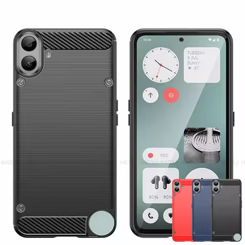 For Nothing CMF Phone 1 Case Nothing CMF Phone 1 Cover Shockproof Luxury Brushed TPU Protective Phon