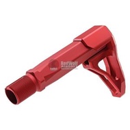 Airsoft Surgeon ASNEXT-ST-2-0003 B5 Stock with Stock Tube for M4 GBB - Red
