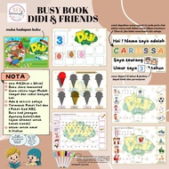 Didi&Friends Busy Book | Buku Mainan | Buku Interaktif Kanak-Kanak