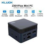 ใหม่ ZX01Plus Mini PC CPU Alder-N Lake N100 Quad-Core WiFi 2.4G/5G Bluetooth 4.2 Quad-core HDMI Display Pocket Mini Computer(เปิดใช้งานล่วงหน้า Win11 Pro)