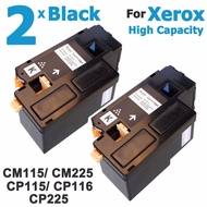 ♂【Malaysia Spot】 2 Pack Black for Xerox CM115 w CM115w CM225 fw CM225fw CP115 CP115w CP116 CP116w CP