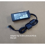 ORIGINAL CHARGER ADAPTOR hp 240 G5 240 G4 250 14 19.5V 2.31A BLUE PIN + power cable