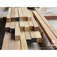 Kayu Chengal Solid Wood 3" x 3" (14 ft)